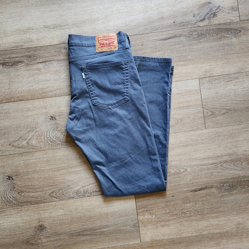 Men's Levi's Gray 511 Slim Jeans Timeless Style